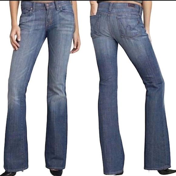 Citizens Of Humanity Denim - Citizens Of Humanity Y2K Ingrid #002 Stretch Low Rise Flare Jeans Size 28